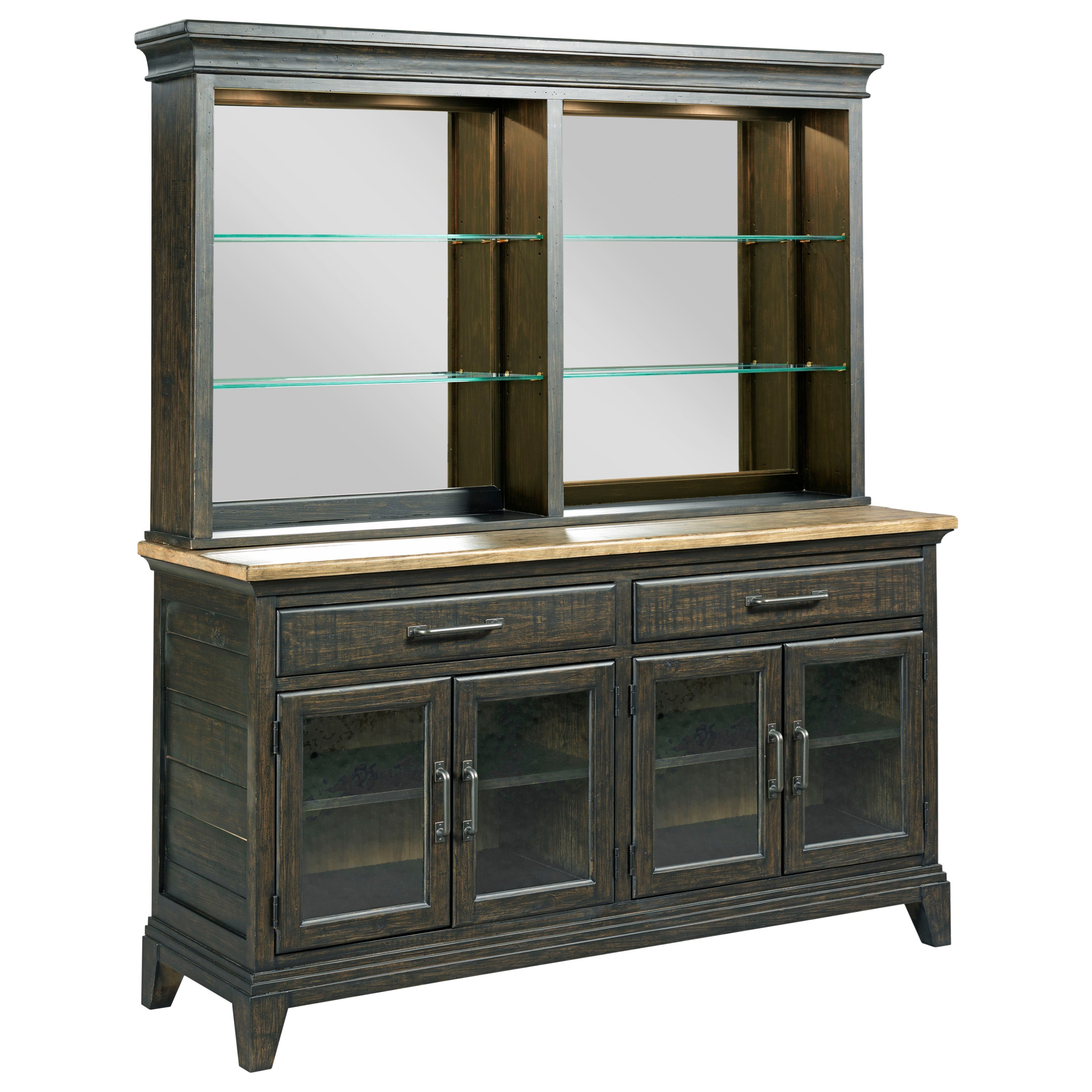 Annalise shiplap dining deals hutch